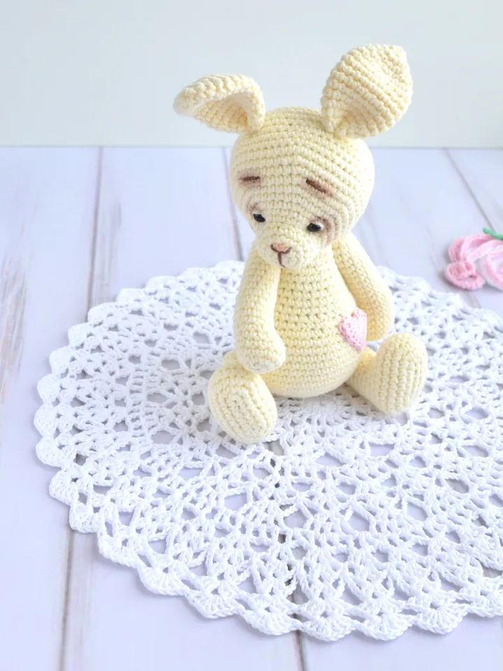 Crochet bunny toy pattern, Amigurumi pattern bunny