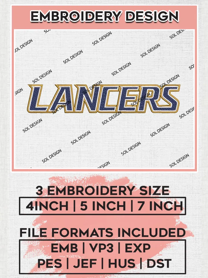 California Baptist Lancers Logo embroidery designs, NCAA California Baptist Lancers Machine embroidery designs, NCAA Logo embroidery designs, NCAA Lancers Machine embroidery designs, Digital Download