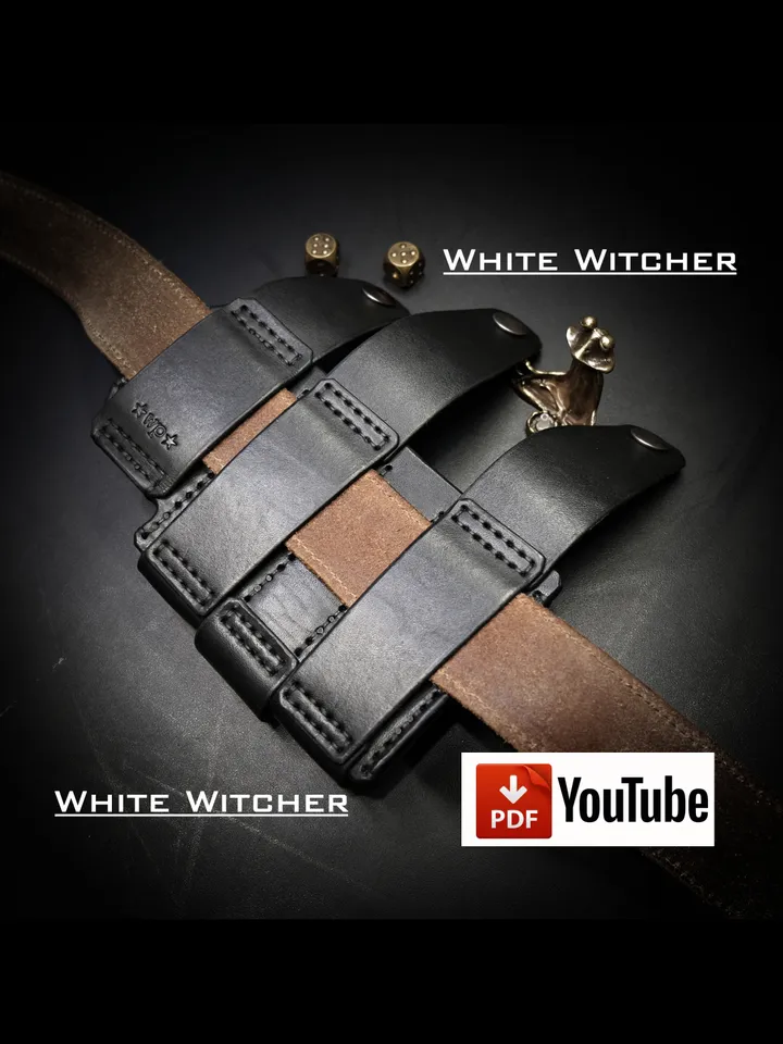 Leather pattern - EDC organizer for Wave, Zippo, knife and flashlight - EDC52