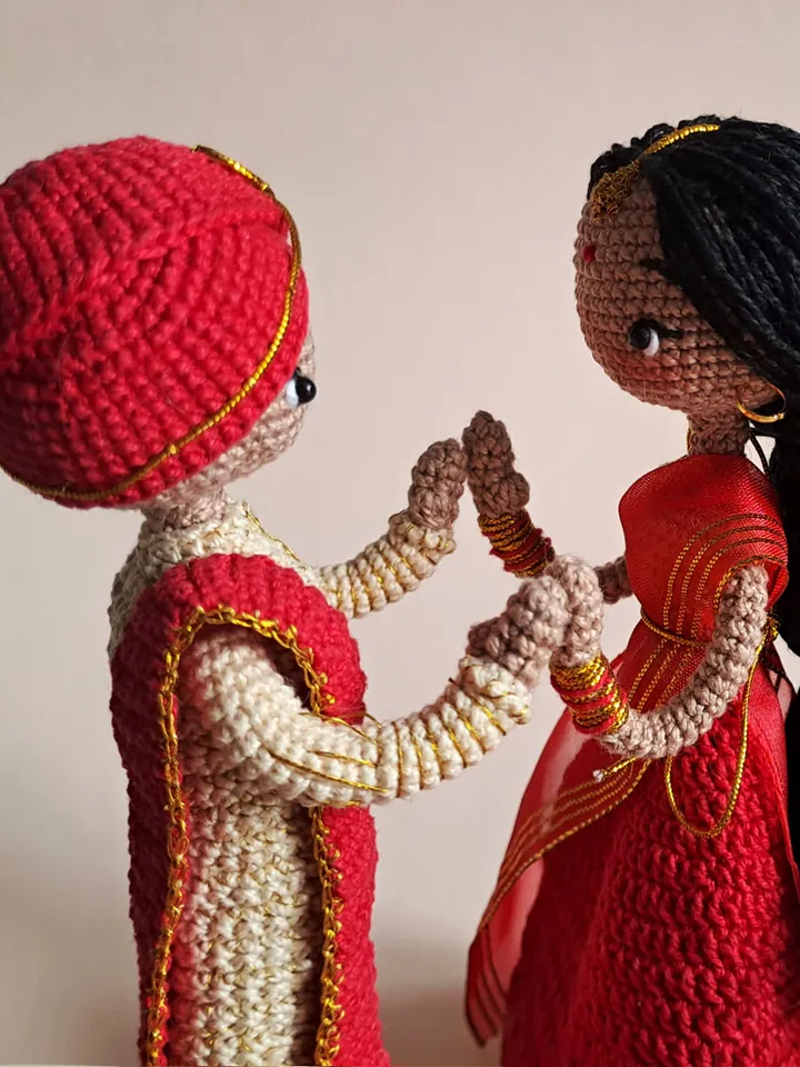 2 Pattern Indian dolls, crochet indian dolls