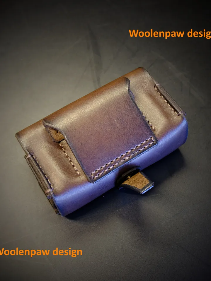 Handmade leather Bandolier for 10 rounds of 16 or 12 gauge.
