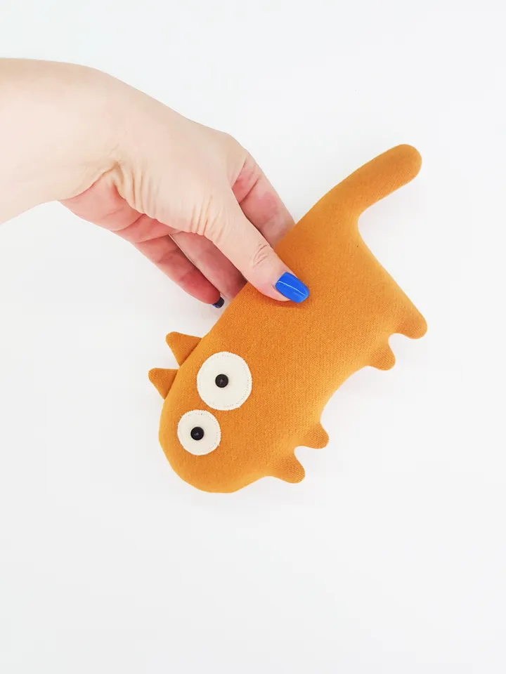 Animal dolls sewing patterns PDF cat and dog, set of 2 tutorials in English, stuffed animals sewing diy