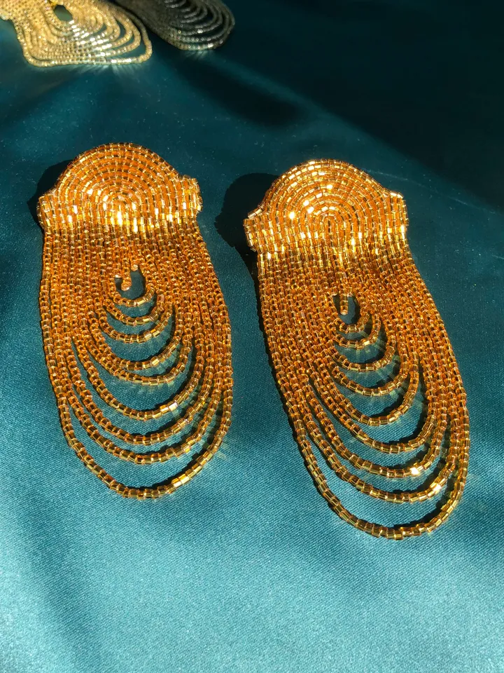Cascade Beaded Earrings