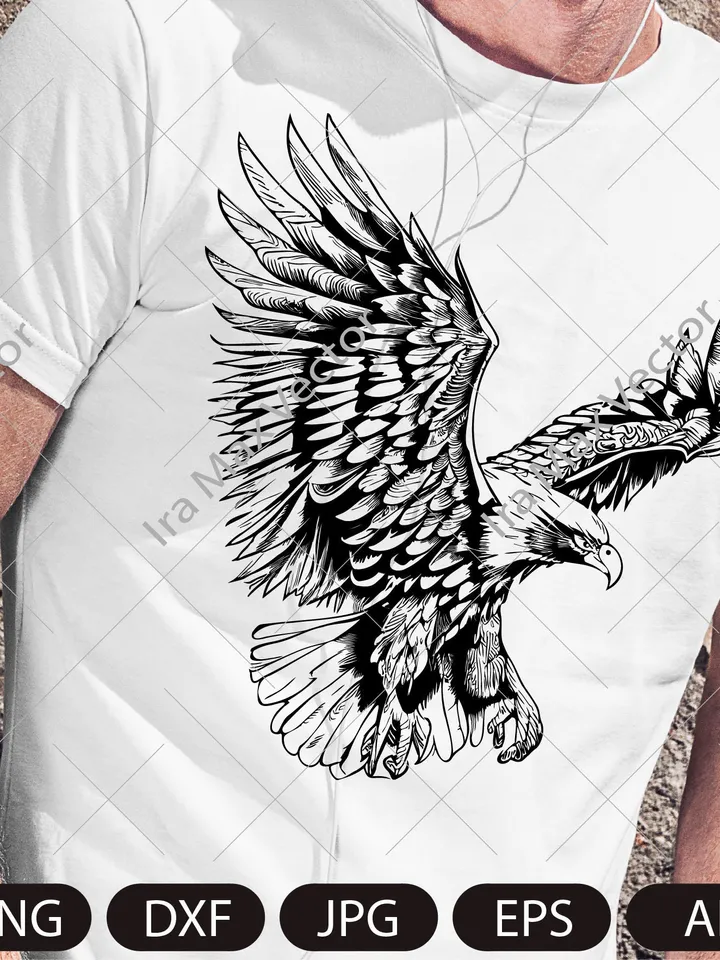 Eagle Svg, Eagle Attacks Svg, Eagle USA Svg, American Eagle Svg, Eagle detailed, Eagle Shirt, Eagle flying