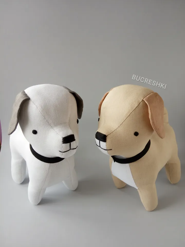 Stuffed Puppy Sewing Pattern PDF