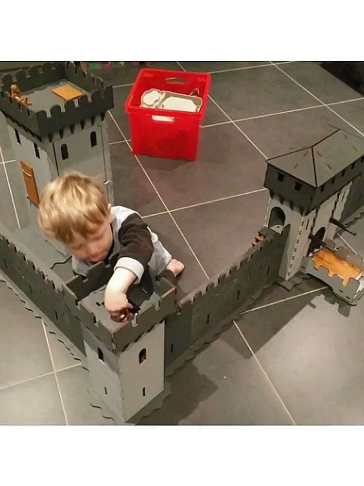Digital Template Cnc Router Files Cnc Castle Files for Wood Laser Cut Pattern