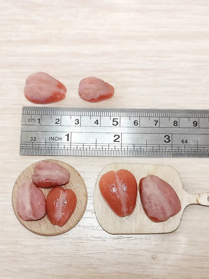 Realistic miniatures for doll houses - polymer clay poultry meat - meat board - miniature - food for dolls - mini food