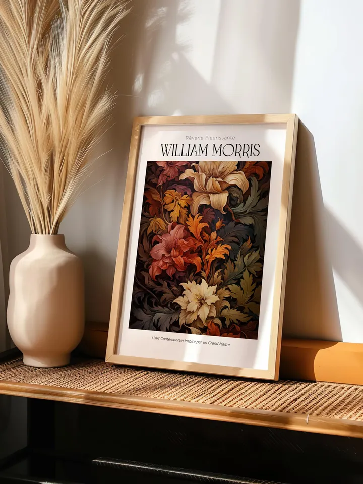 William Morris Wall Art, Vintage Botanical Print, Floral Poster Arts Decor, Digital Download, William Morris Print Digital Download AA10