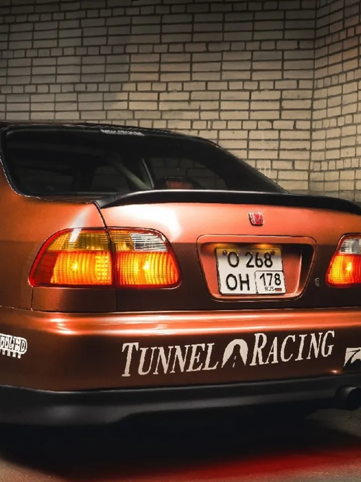 VTI Rear Lip (abs) for Honda Civic Ek 99-00 4 dr. Vti Si Sir Type-r