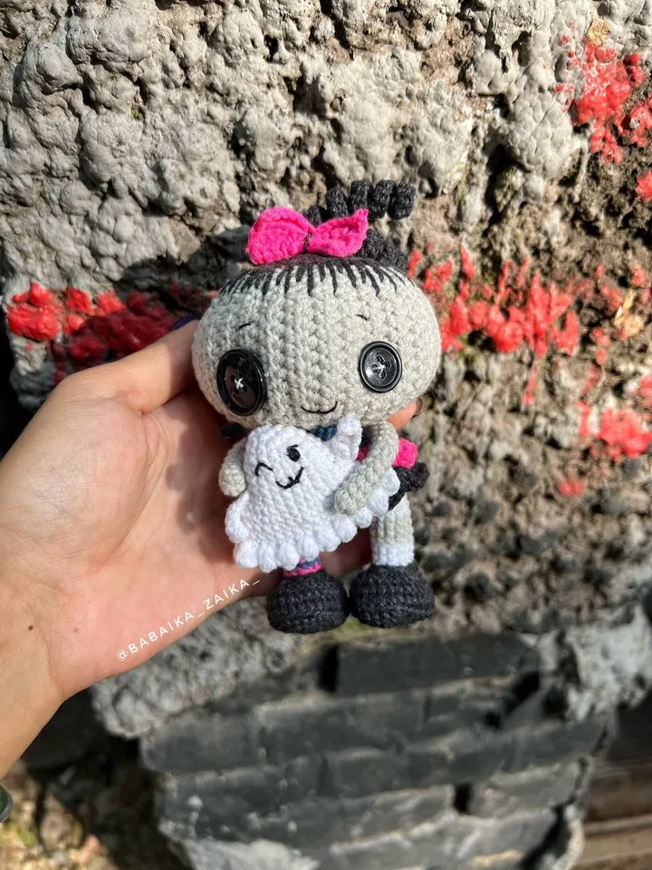 PDF Crochet Halloween Doll Pattern and Ghost, Amigurumi Pumpkin Doll, Halloween decor, Amigurumi Ghost, Amigurumi Pumpkin monster