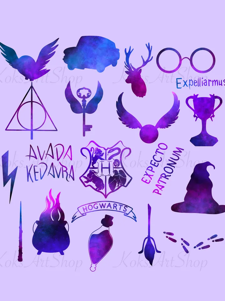 Wizard Clip Art,Wizarding school, Magic, Wizard stickers, Stickers for notebook, Magical clipart, Wizard clipart, Printable stickers