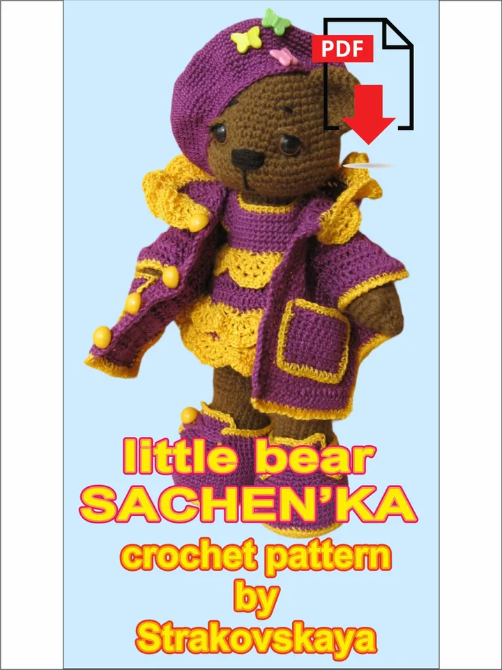 TUTORIAL: Little Bear SASHEN'KA crochet pattern*