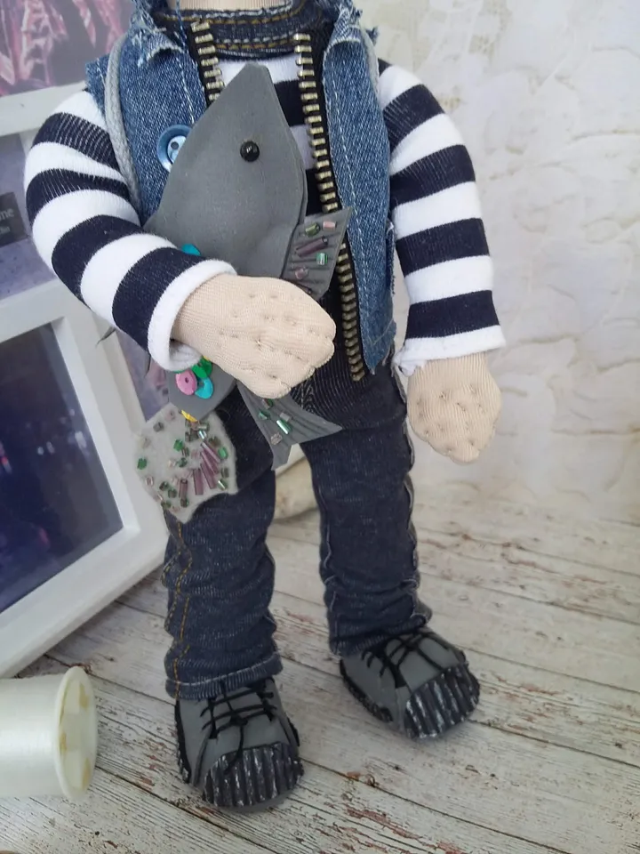 doll Boy,superstar,tourist with a backpack,gift for a fisherman,nature lover boss, friend,dad gift from kids,favorite fisherman