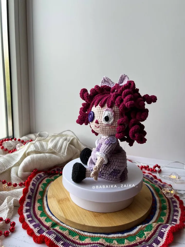 PDF Crochet Ragatha Pattern, Amazing Digital Circus Amigurumi Pattern, Crochet Monster, Halloween Doll Crochet Pattern, Amigurumi Doll