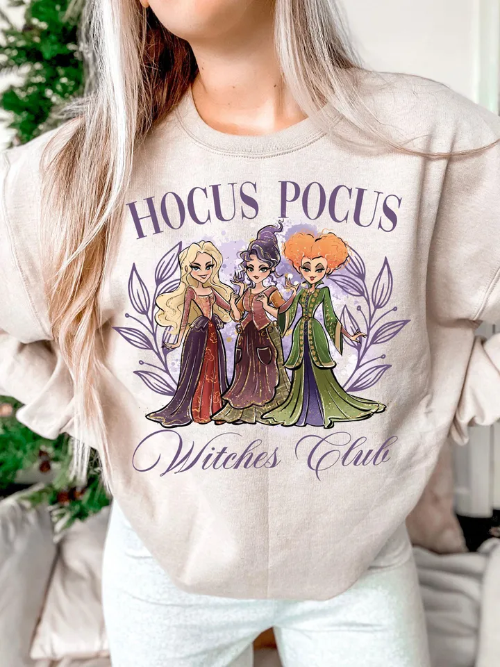 Retro Halloween Funny Movie Png, Halloween Design Png, Bad Witches Club Png, Retro Witches Movie Characters Png, Digital File