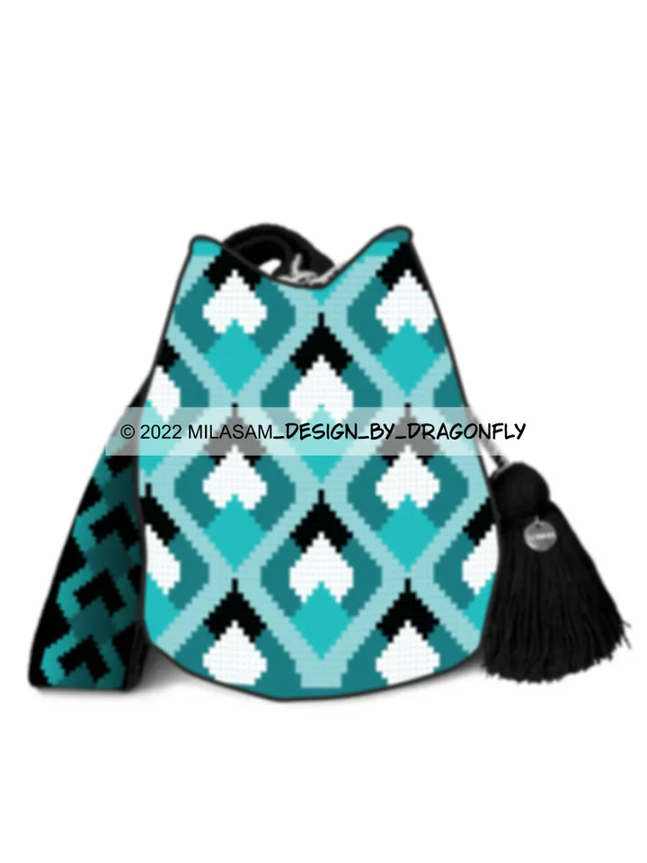 Wayuu mochila bag patterns / Set Modern