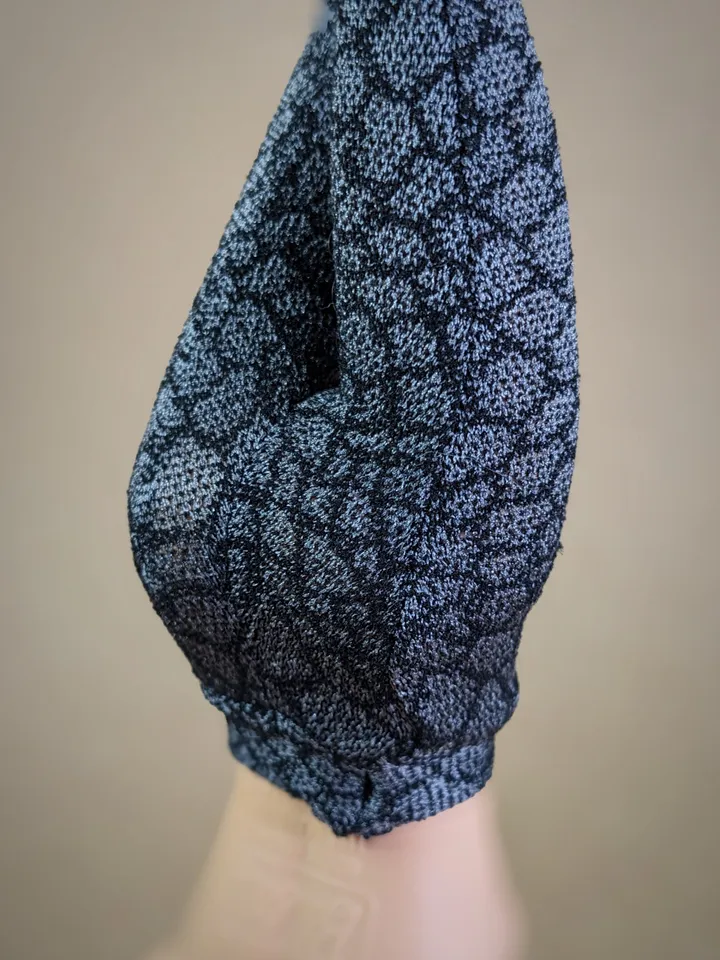 Handmade gray fishnet tights for 1/6 scale fashion dolls