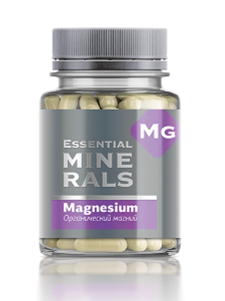 Organic Magnesium - Essential Minerals, capsules 60 pcs.