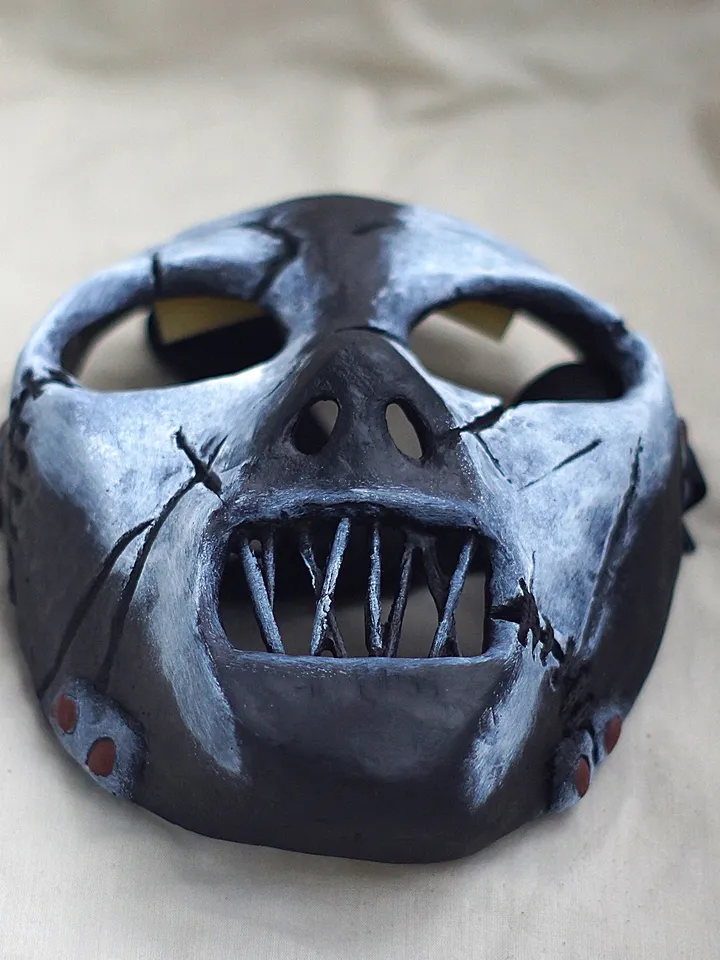 Paul Grey mask Latest mask Hard Rock Halloween mask Scary Handmade The Pig mask bassist Heavy metal mask