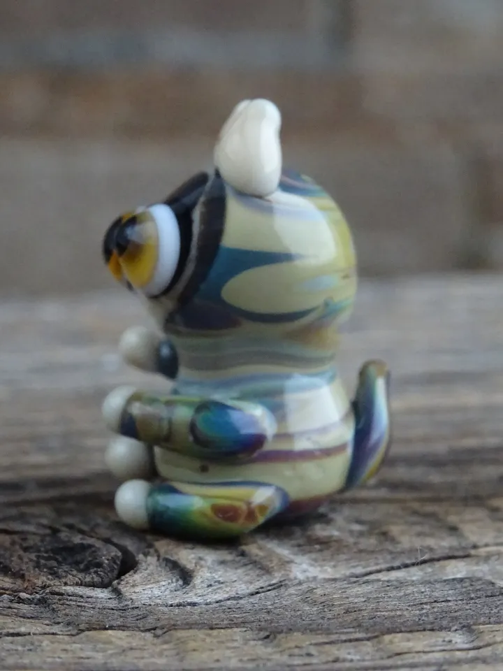 Tiny monster miniature glass monster figurine monster sculpture for terrarium decoration or fairy garden decor