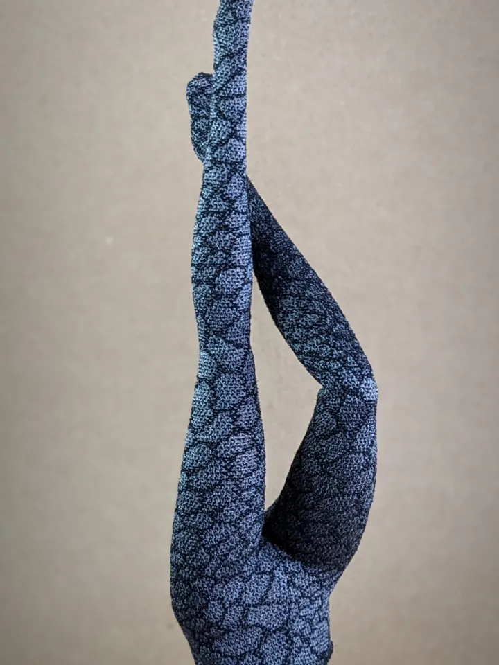 Handmade gray fishnet tights for 1/6 scale fashion dolls