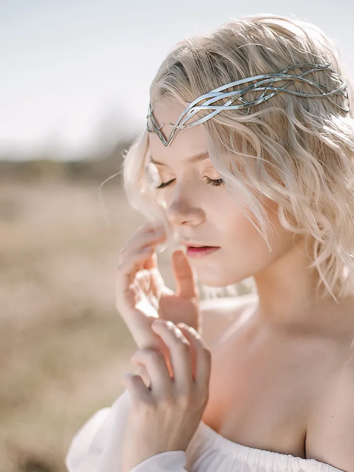 Galadriel crown - LOTR elven tiara - branches and leaves diadem - for elves and fairies