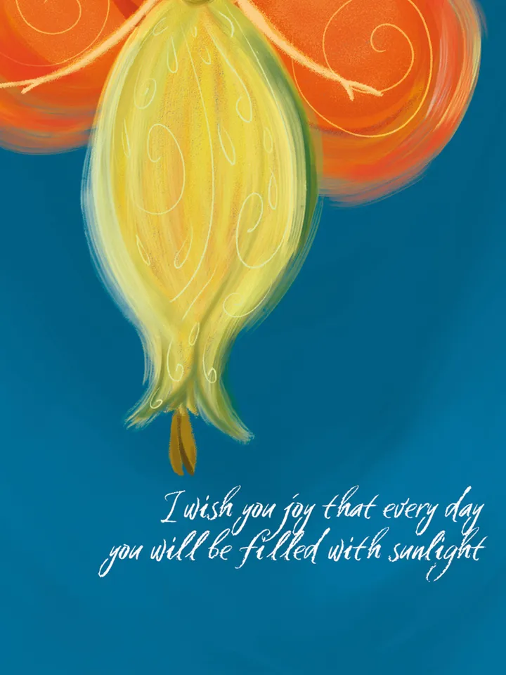 Digital Greeting Cards, Best Wishes, Illustrated cards, Digital art,Cute Birthday Card, Sweet Birthday Card, Card For Her, Birthday Card For Him,Cloudberry