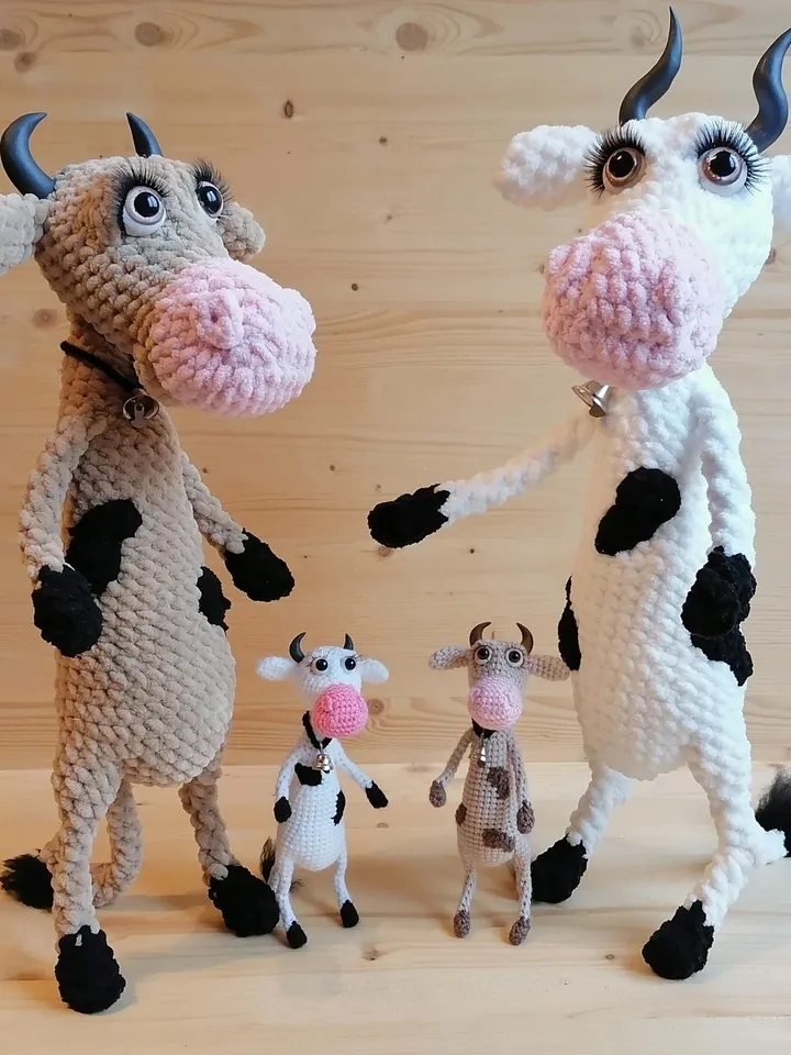 Crochet pattern amigurumi Cow - digital pattern PDF