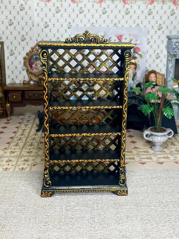 Bookcase. Shelf. 1:12. Furniture for a doll.