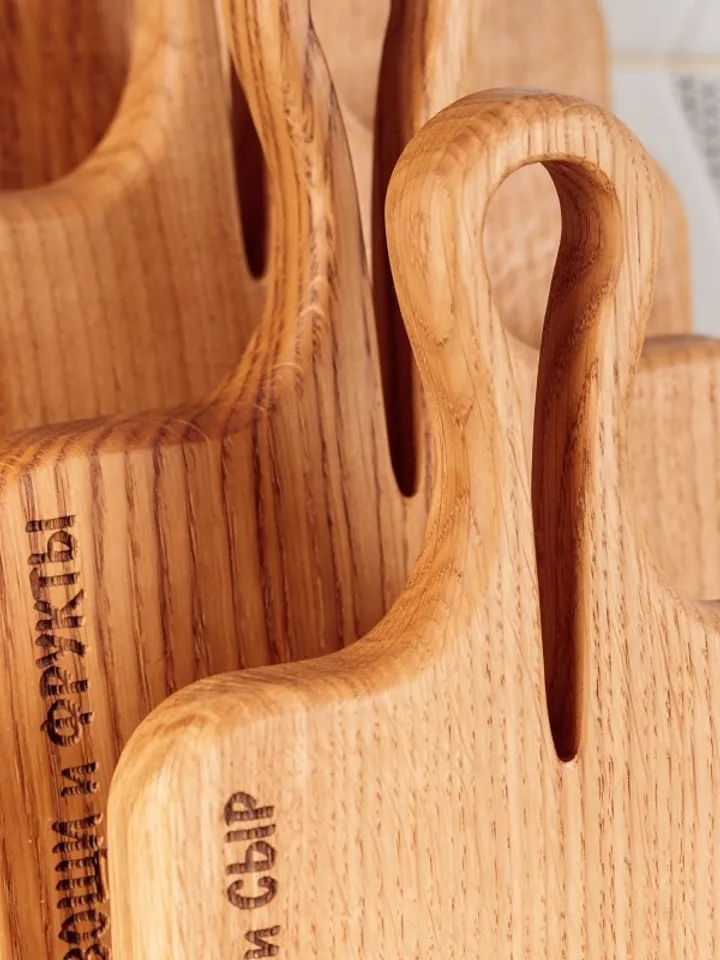 A set of cutting boards