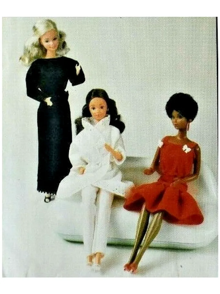 Barbie Vintage Sewing Pattern PDF Fashion Dolls size 11 1/2 inches Butterick 6170