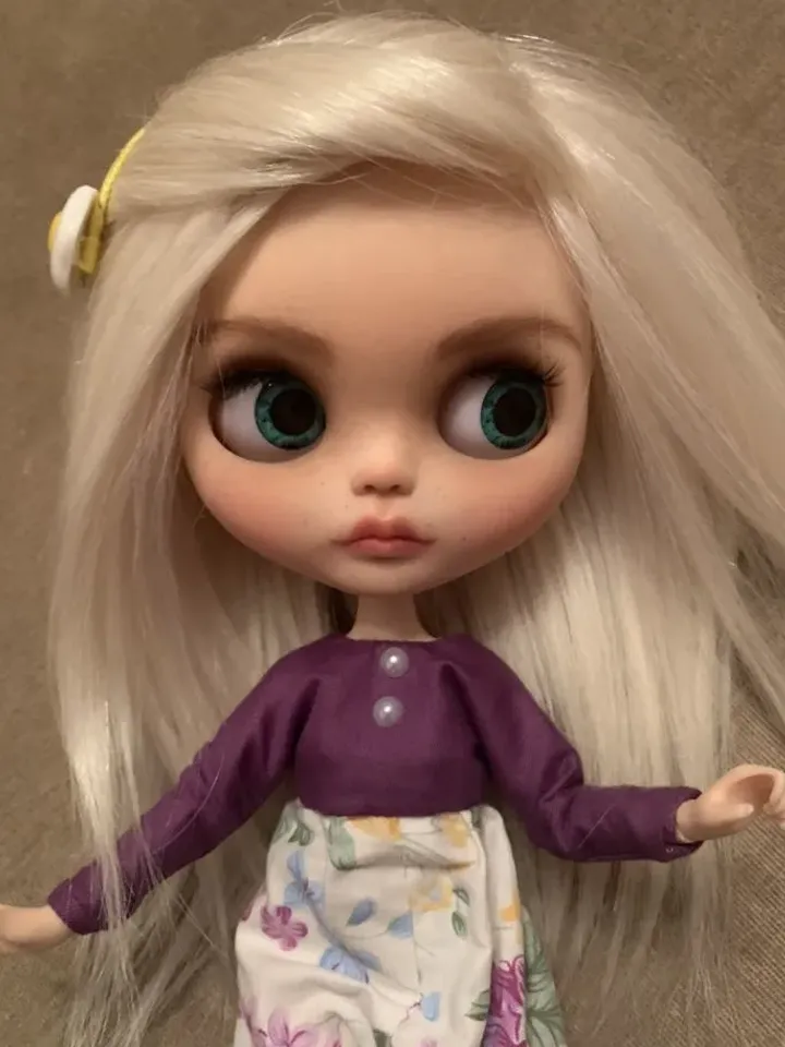 Blythe Doll Custom OOAK TBL Long Hair Princess Doll Gift for Girl Collectible Doll