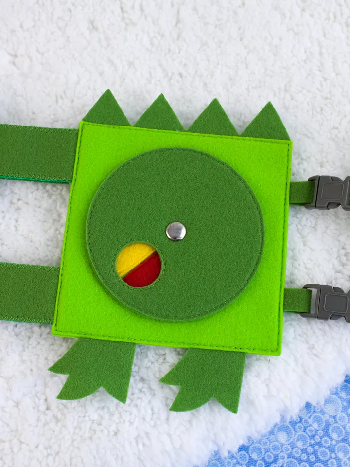 Crocodile - Felt Buckle Toy - Sewing Pattern