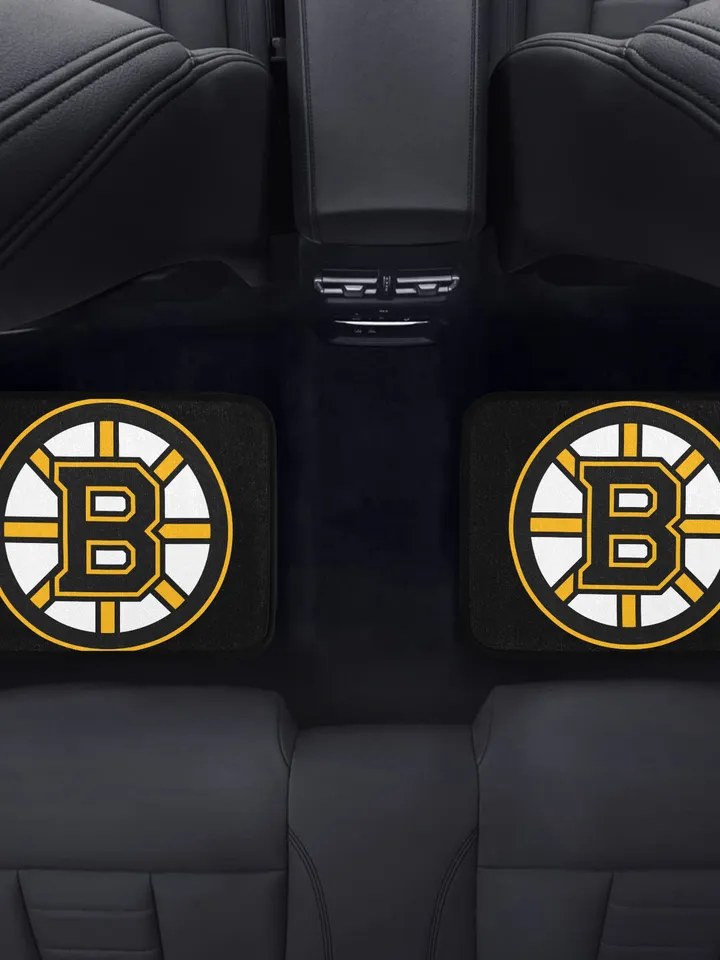 Boston Bruins Back Car Floor Mats Set of 2