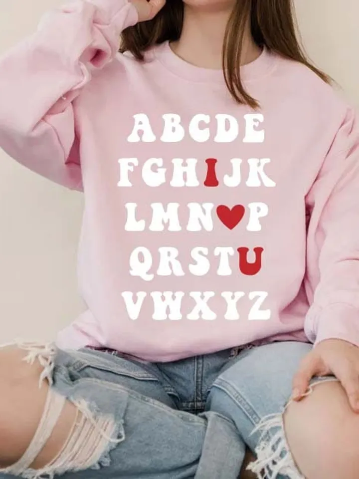 Alphabet I Love You Svg, Valentine's Day Shirt, Valentine's Day PNG/PDF, I Heart You Valentine SVG - Valentines - Valentines Png