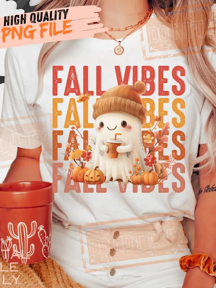 Fall Vibes Png, Retro Fall Coquette Bow Png, Fall T Shirt Png, Autumn Pumpkin Png, Autumn Sublimation png Design
