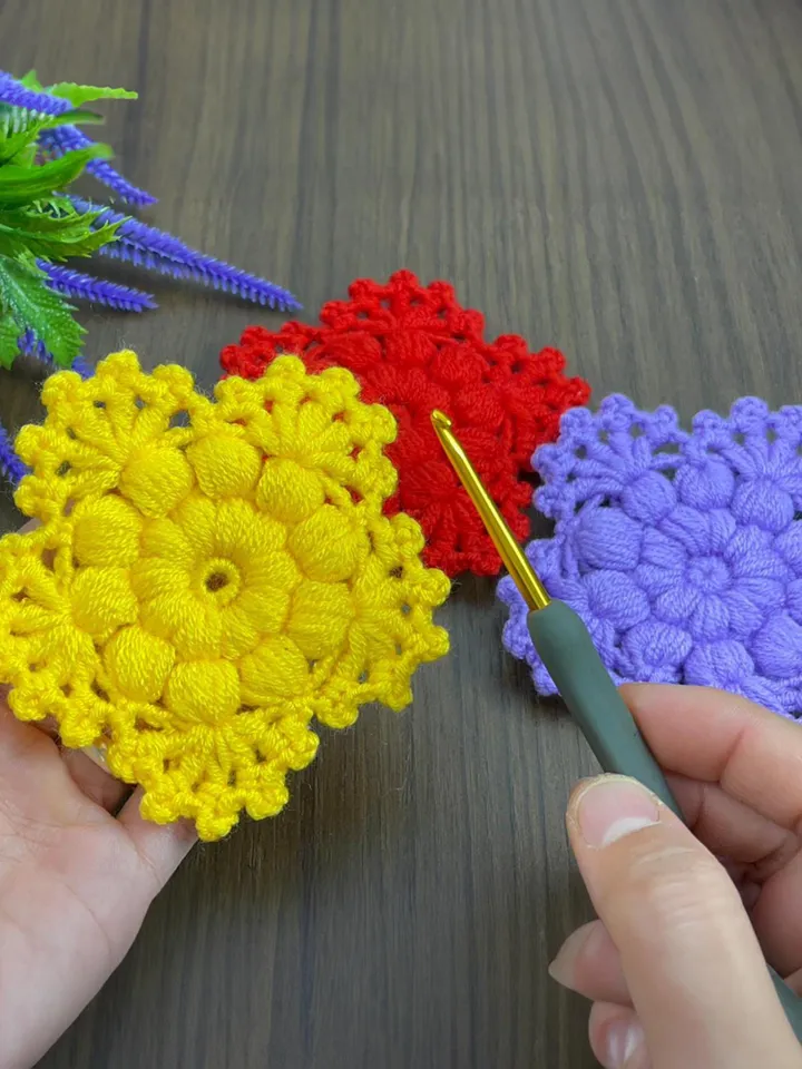 Crochet Rosette Flower Lace Motif Pattern PDF, Vintage-Inspired Floral Tutorial, DIY Coaster, Appliqué, or Home Decor