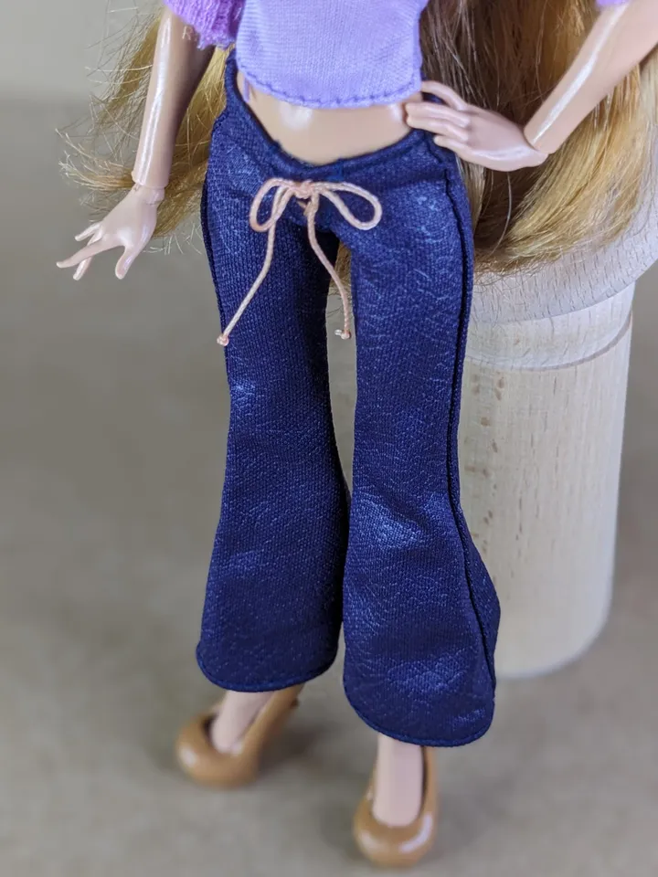 Purple pants for 10.5-inch female dolls (MH, EAH)