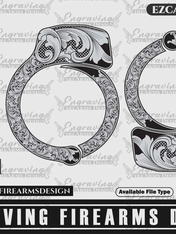 Engraving Firearms Design Smith & Wesson M100-1 Scroll Design