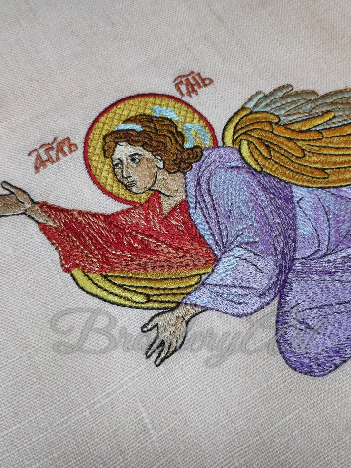 Holy Angel embroidery design