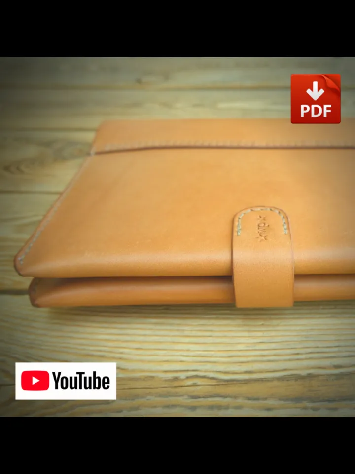 Leather pattern - to make a leather Folder. F-3