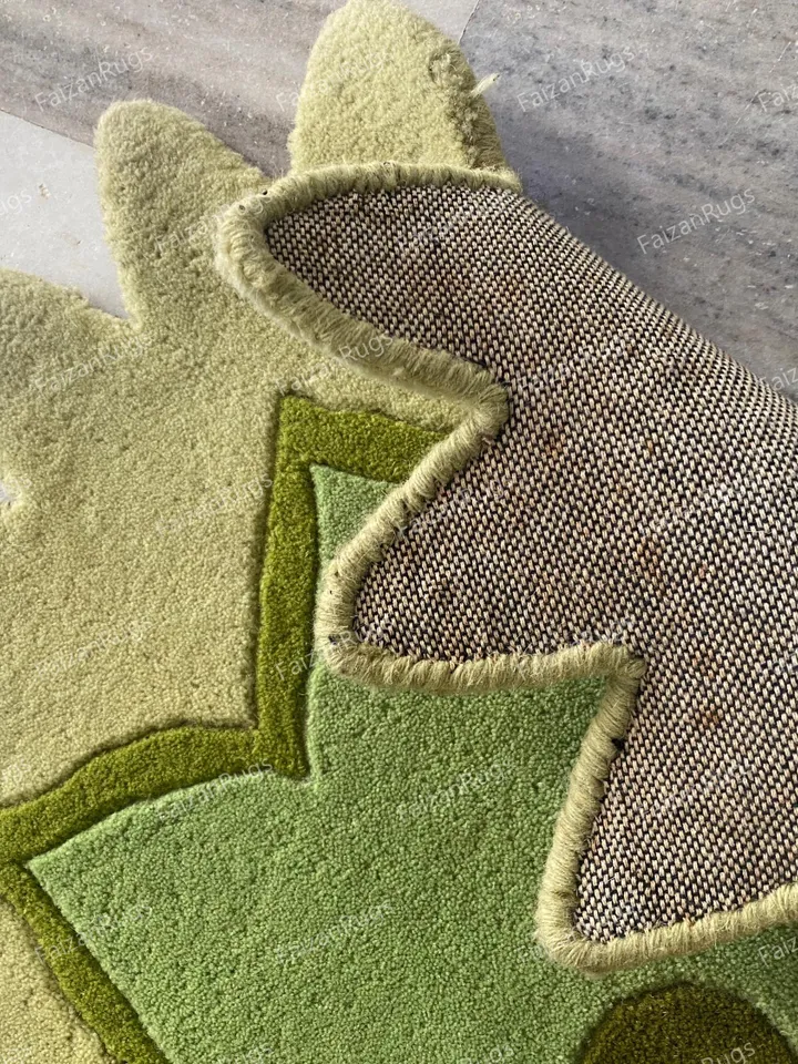 Scott Hand tufted Flower rug 100% wool for kids room, living room, bed room in any size 4x4,5x5,6x6,8x8,9x9,10x10Hurry up guys!!!