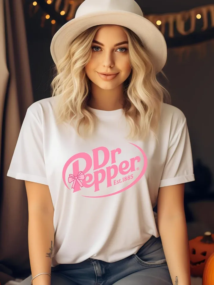 Dr Pepper svg, Pink Coquette Png Clipart, Dr Pepper Pink Bow Png, Dr Pepper Pink Bow Graphic, Commercial Use, Digital Download