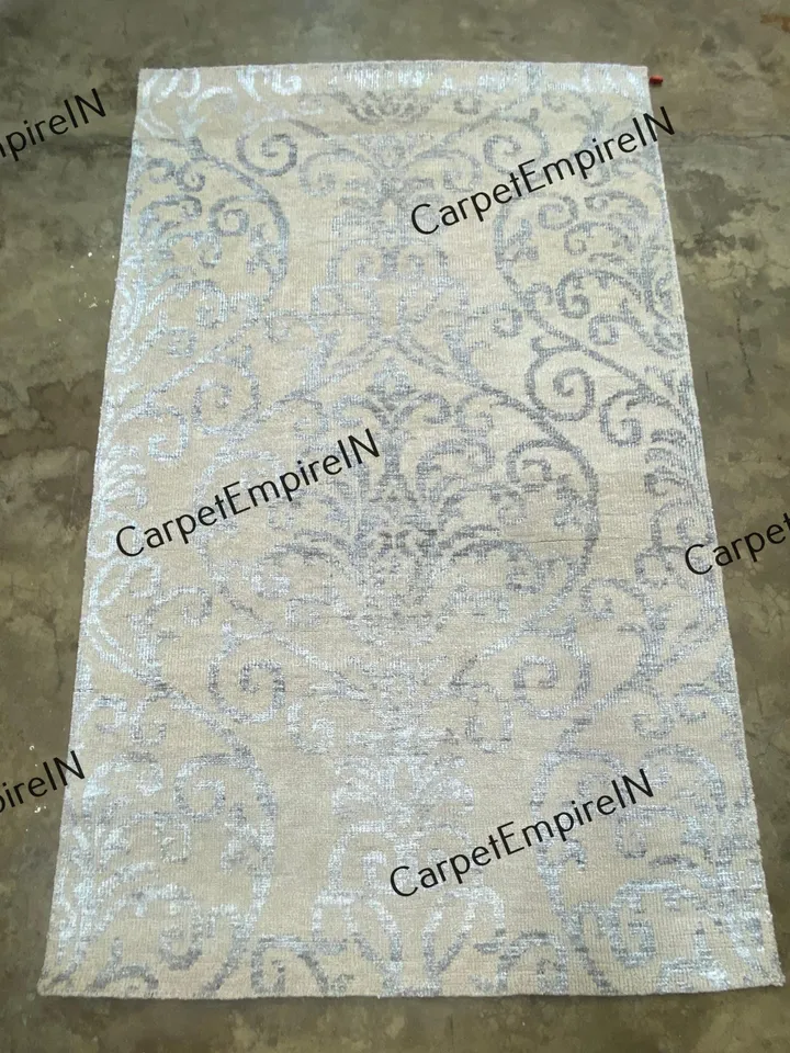 Exquisite Beige Modern Oushak Hand Knotted Rug 4x6, 5x8, 6x9, 8x10, 9x12, 10x14 ft Handmade Rugs for Living Room - Antique Contemporary rug