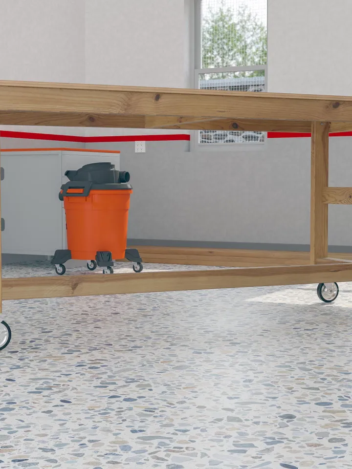 DIY Mobile Folding Work Bench Plans, PDF