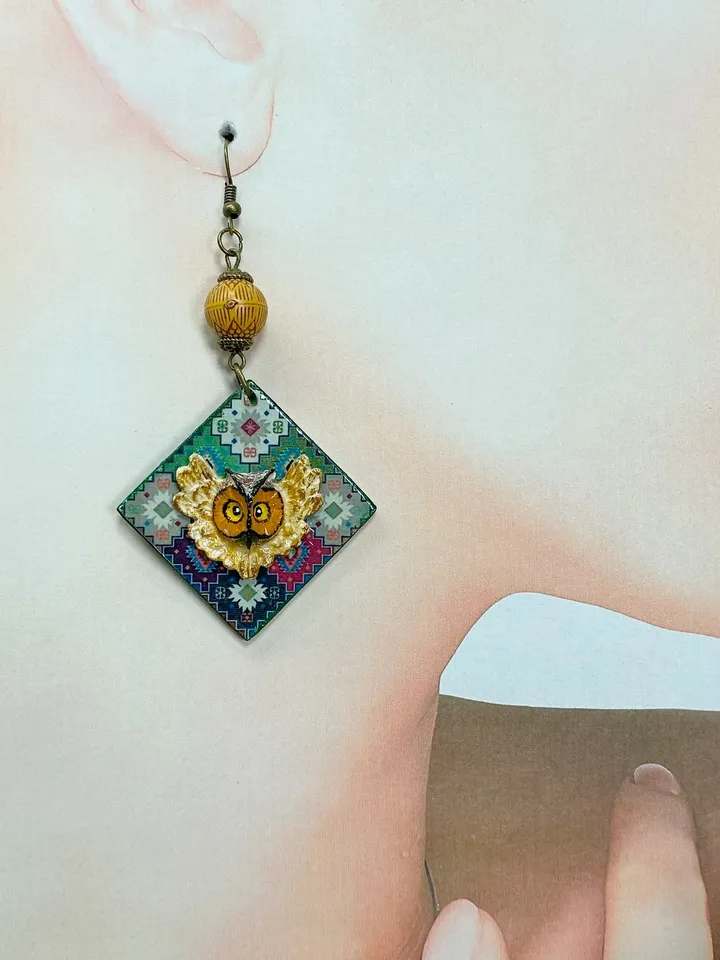 Designer handmade earrings.