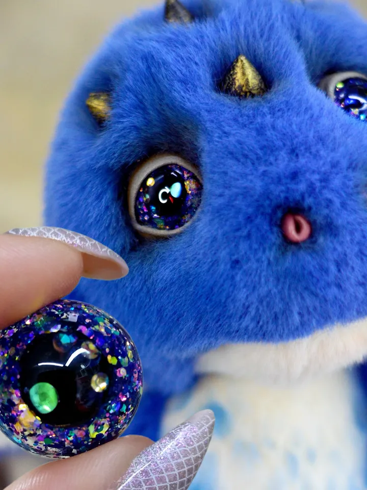 DIY Crystal Eye with Swarovski /Doll Eyes /Craft Eyes/ Resin Eyes/Video + list of references of required materials