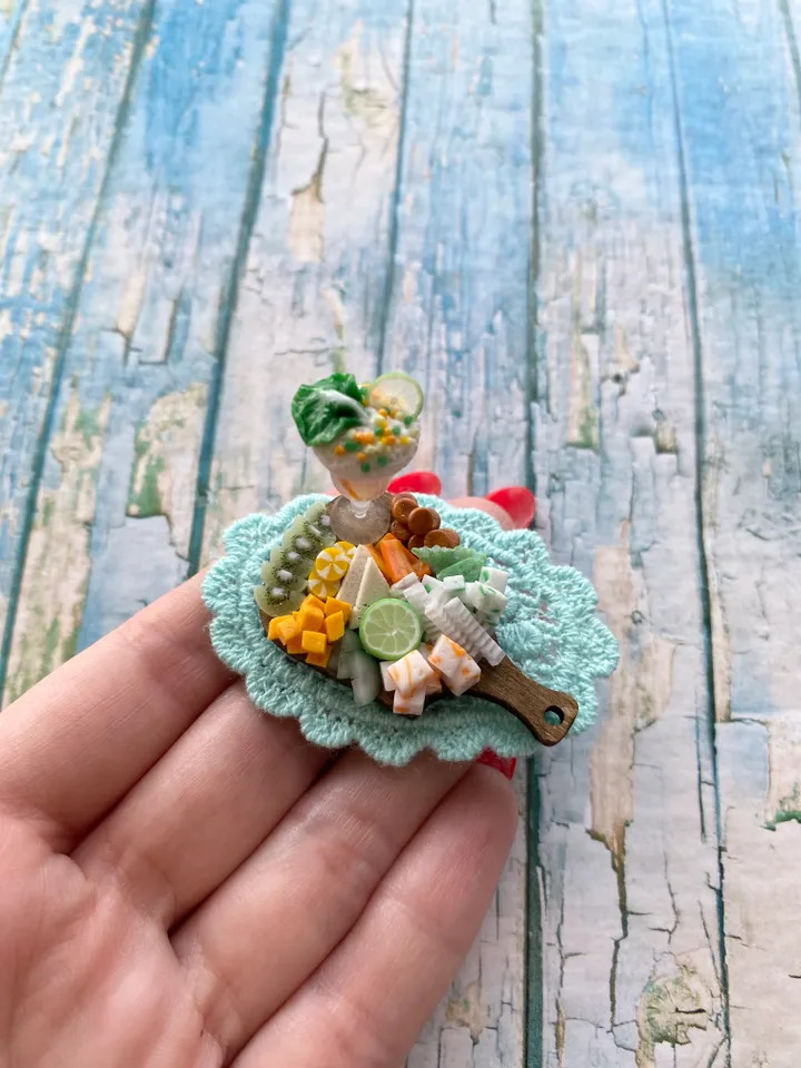 Miniature St Patrick Board with Polymer Clay