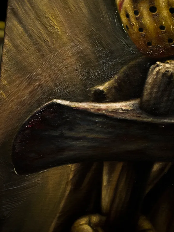 Original oil painting Jason Voorhees