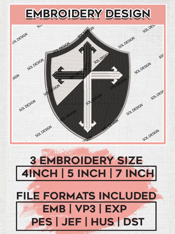 Providence Friars College Team Logo Embroidery Design Files, NCAA Providence Friars Machine Embroidery, NCAA Teams, 3 sizes, NCAA Machine embroidery designs, Digital Download